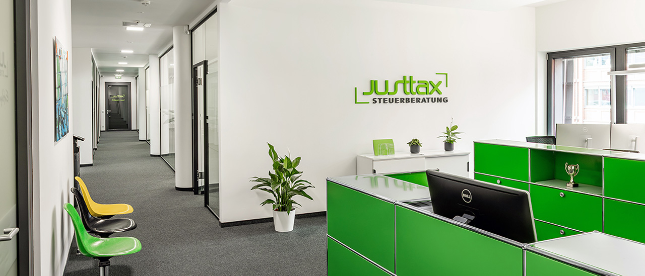 justtax Eingangsbereich