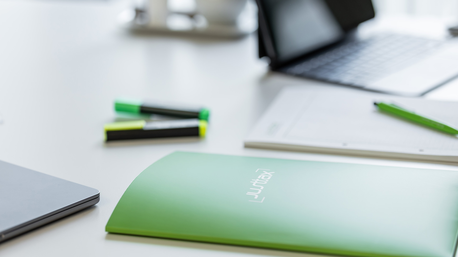 justtax Arbeitsfläche